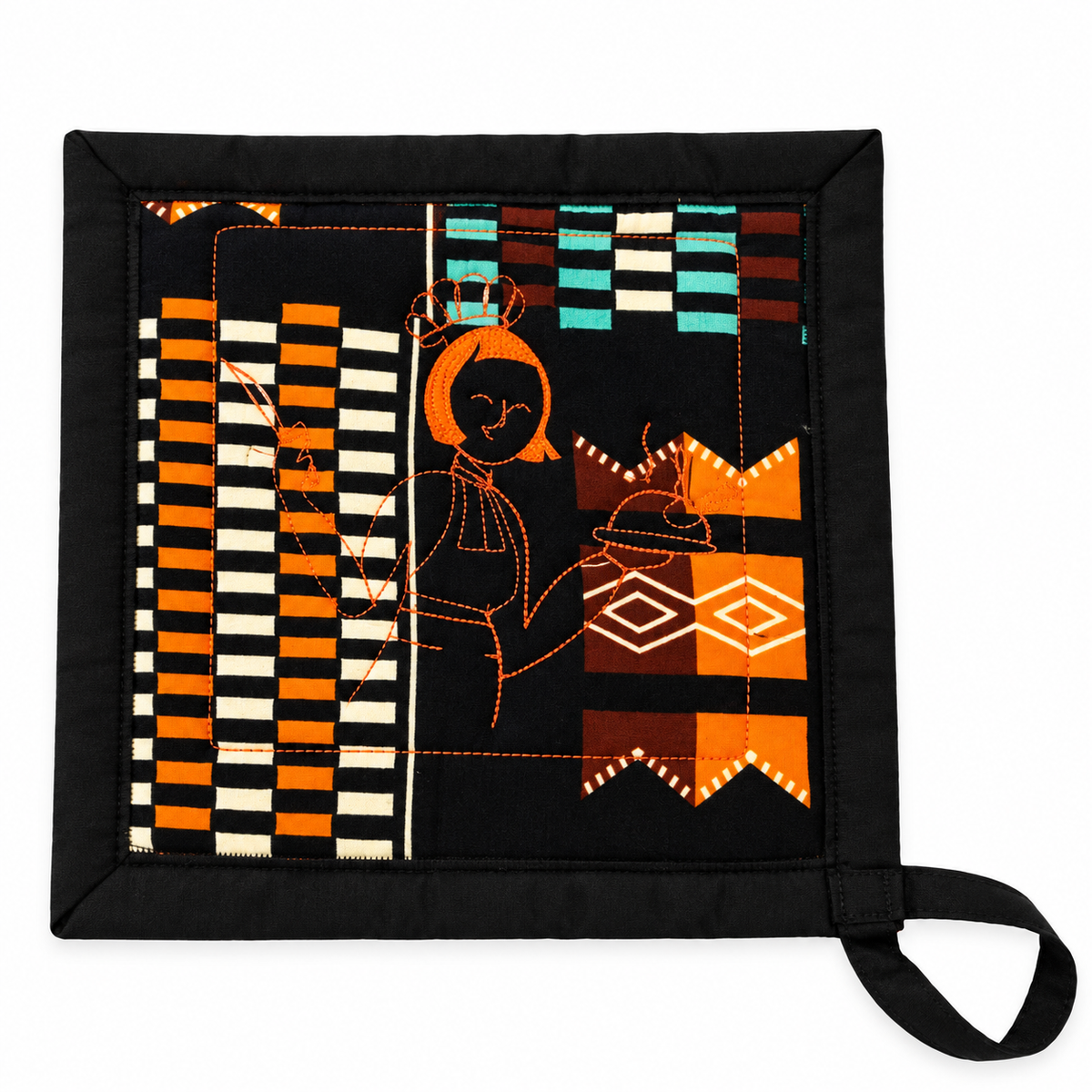 Ugandan Fabric Pot Holder