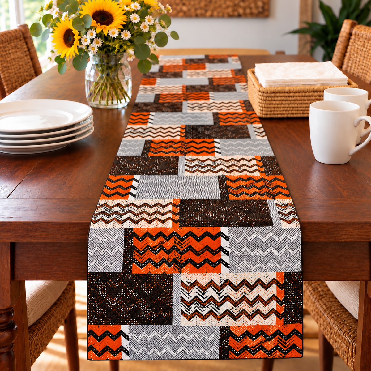 Tooro African Print Table Runner