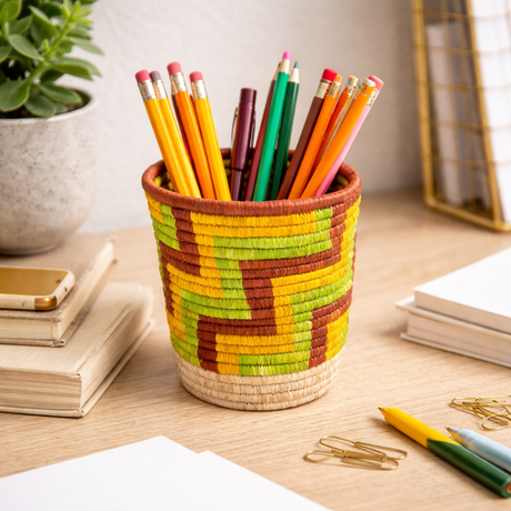 Ugandan Woven Pencil Baskets