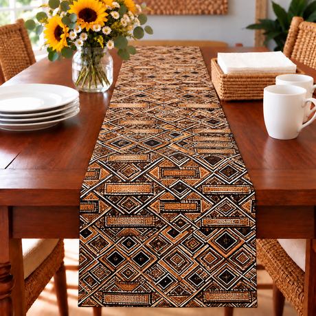 Tooro African Print Table Runner