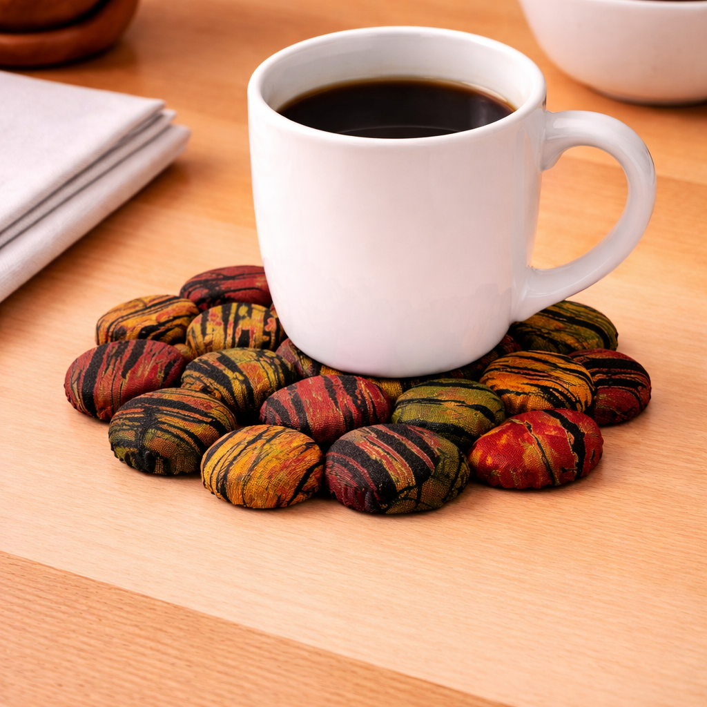 Ugandan Bottle Cap Coasters