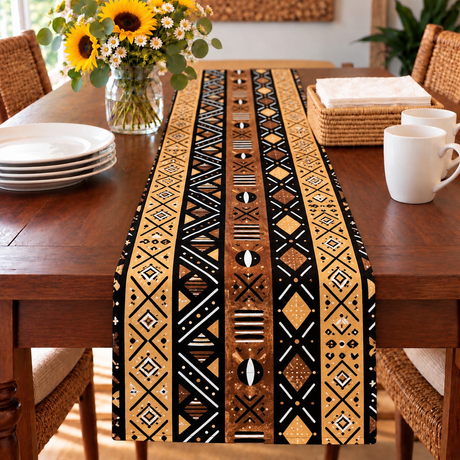 Tooro African Print Table Runner