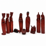 Ugandan Hand-Carved Wood Nativity
