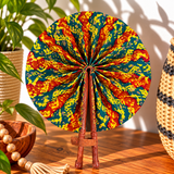 African Fabric Fan