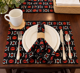 Tooro African Print Placemats