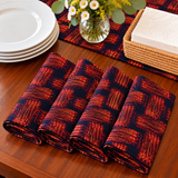 Tooro African Print Cloth Napkins
