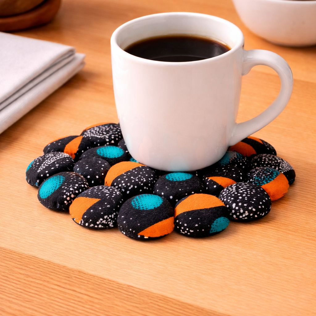 Ugandan Bottle Cap Coasters