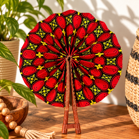 African Fabric Fan