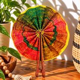 African Fabric Fan