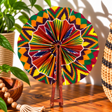 African Fabric Fan