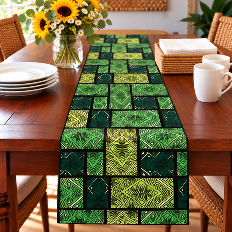 Tooro African Print Table Runner