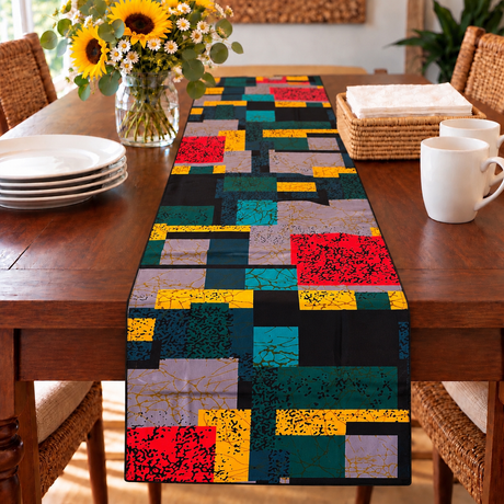 Tooro African Print Table Runner