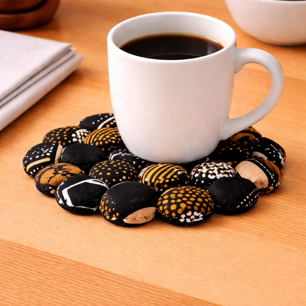 Ugandan Bottle Cap Coasters