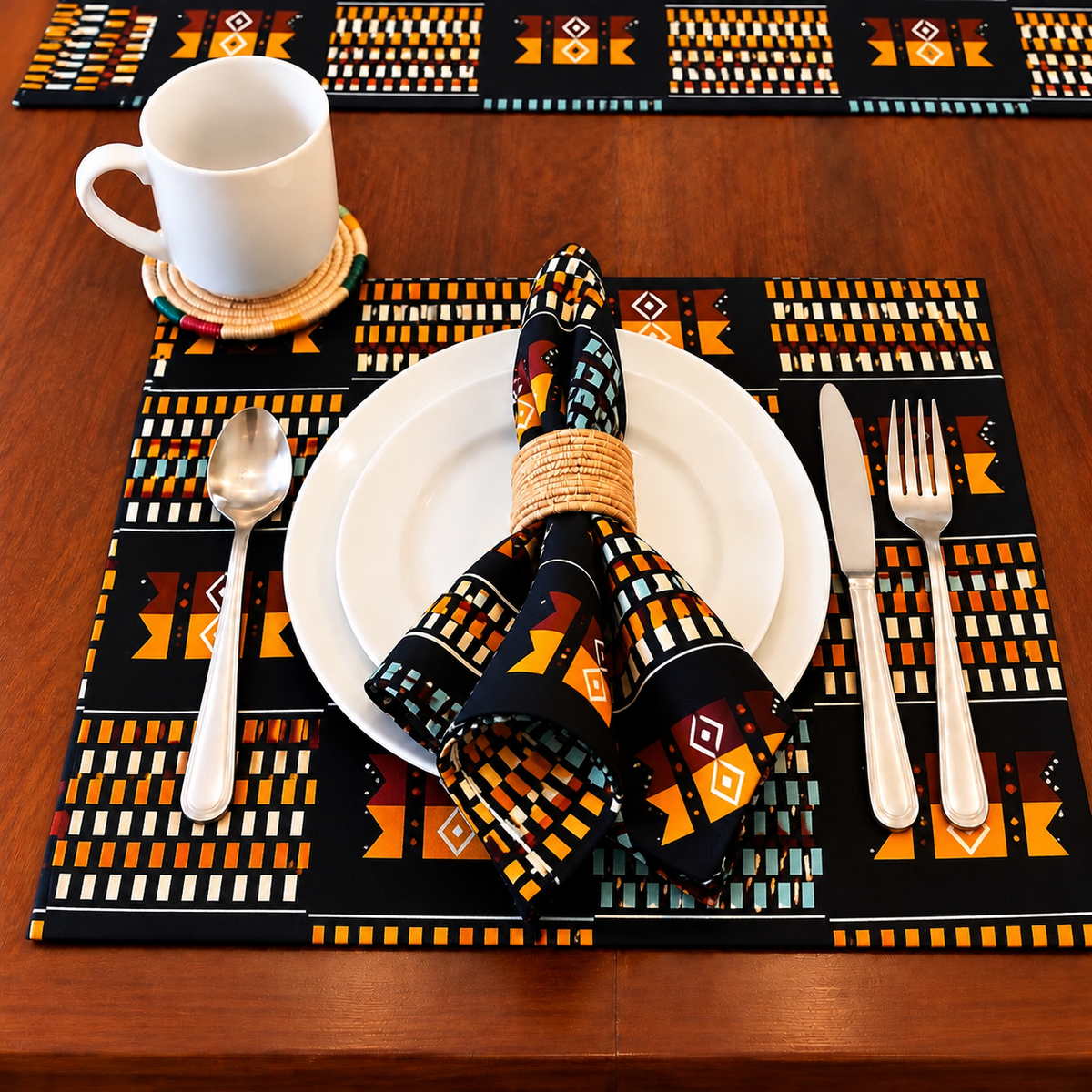 Tooro African Print Placemats