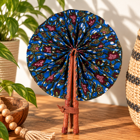 African Fabric Fan