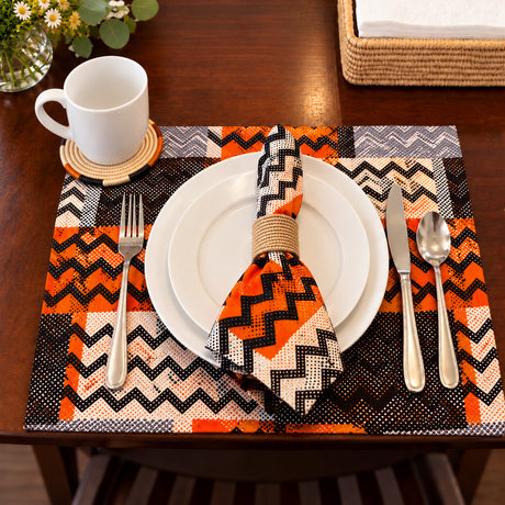 Tooro African Print Placemats | Set of 4