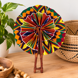 African Fabric Fan