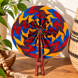 African Fabric Fan