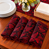 Tooro African Print Cloth Napkins
