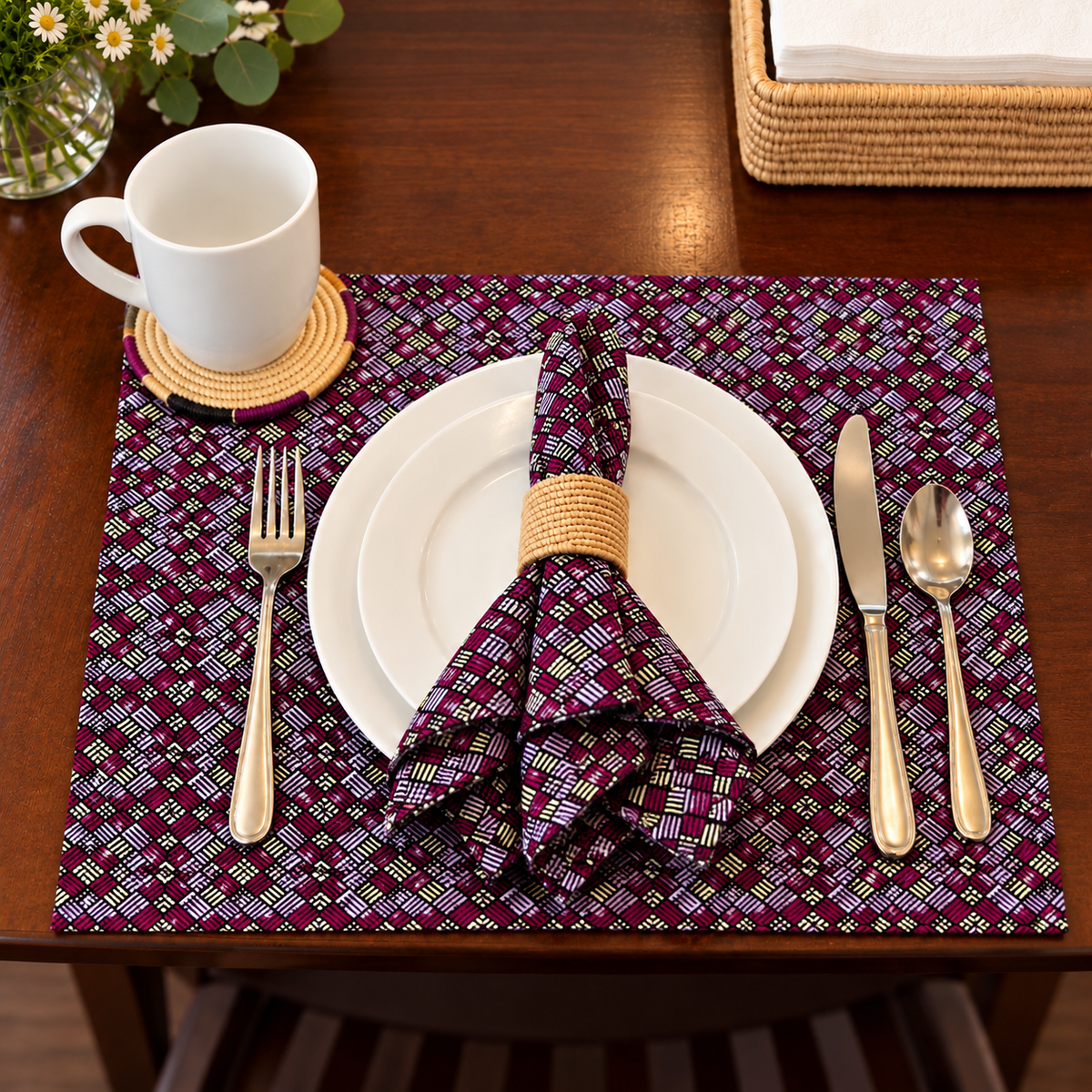 Tooro African Print Placemats