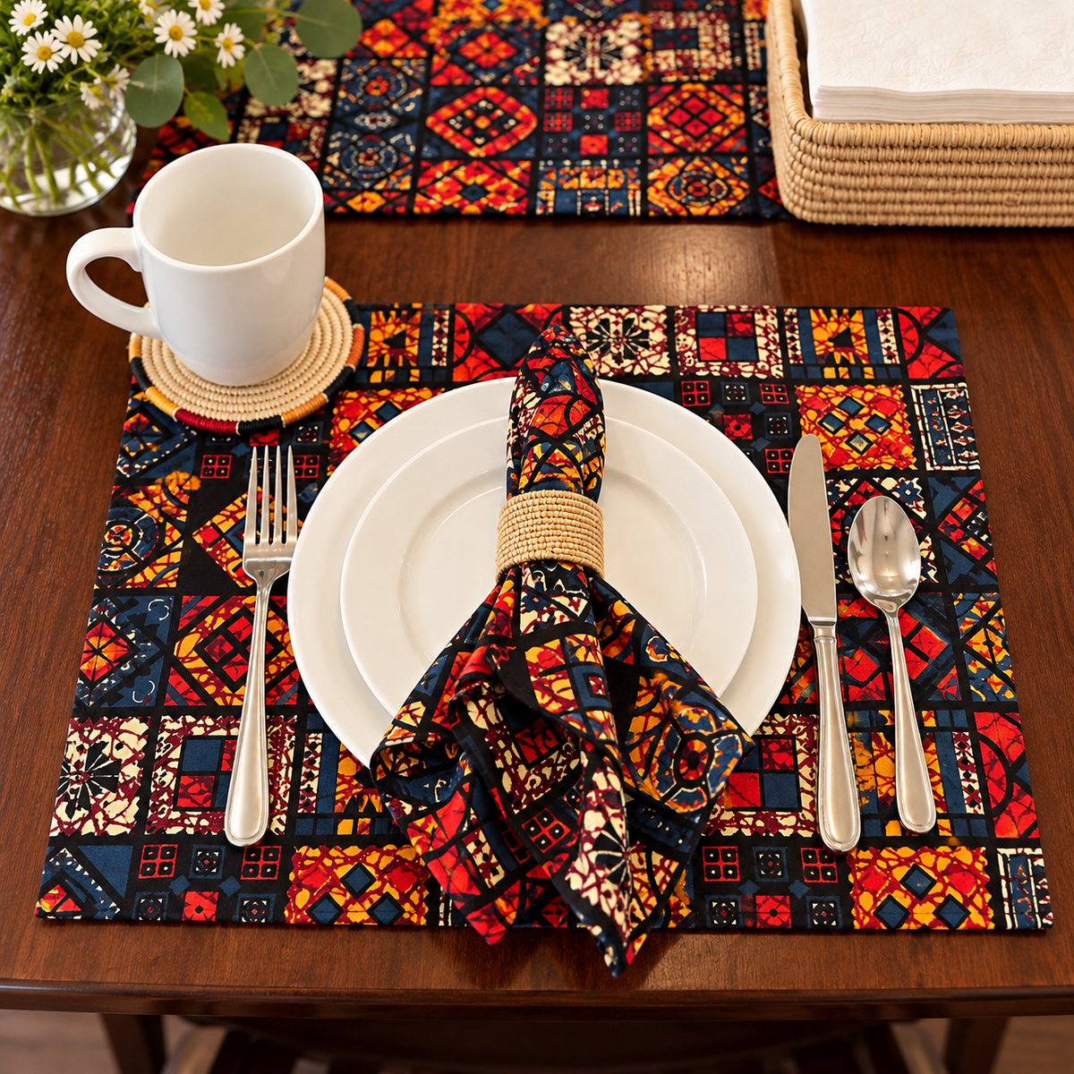 Tooro African Print Placemats