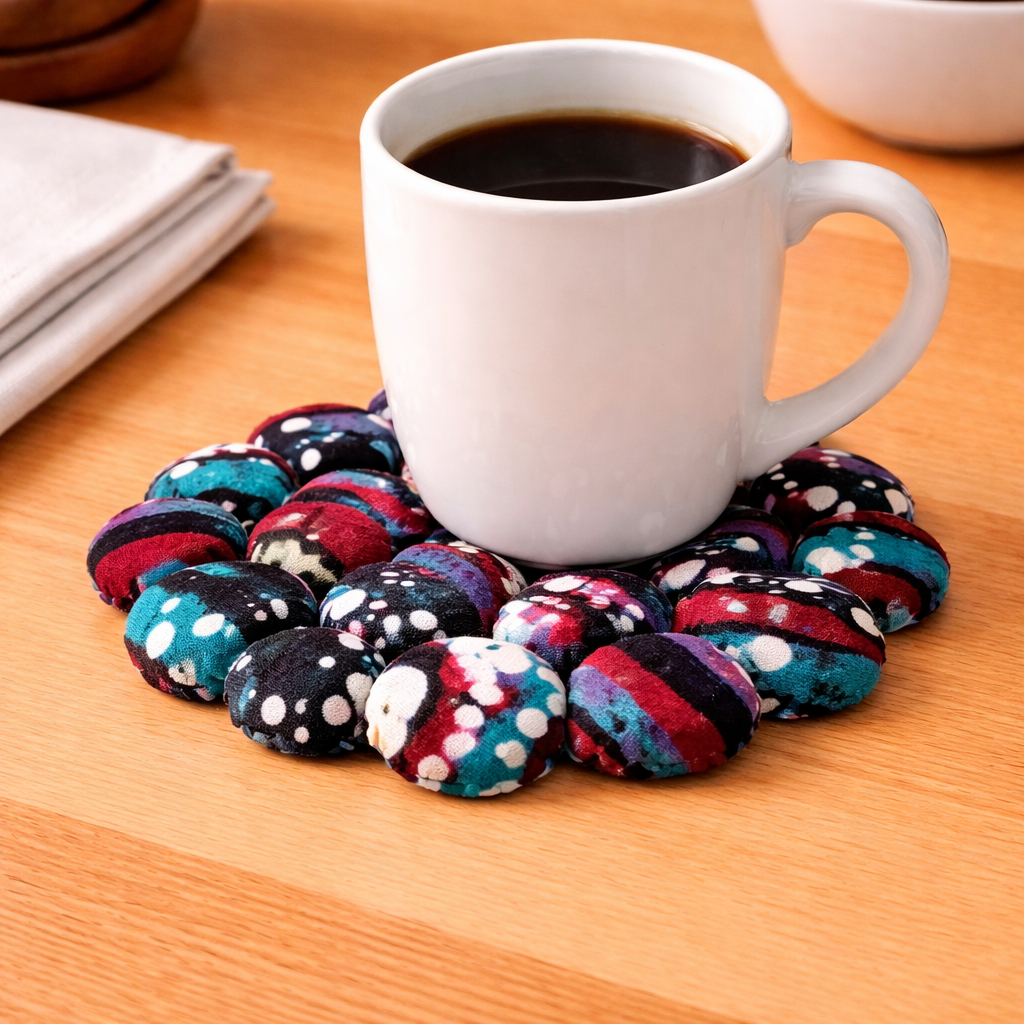 Ugandan Bottle Cap Coasters