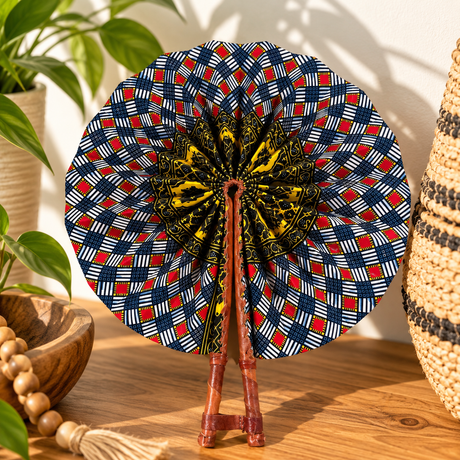African Fabric Fan