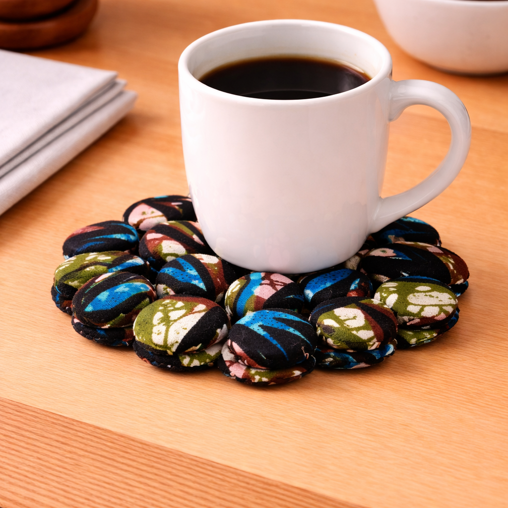 Ugandan Bottle Cap Coasters