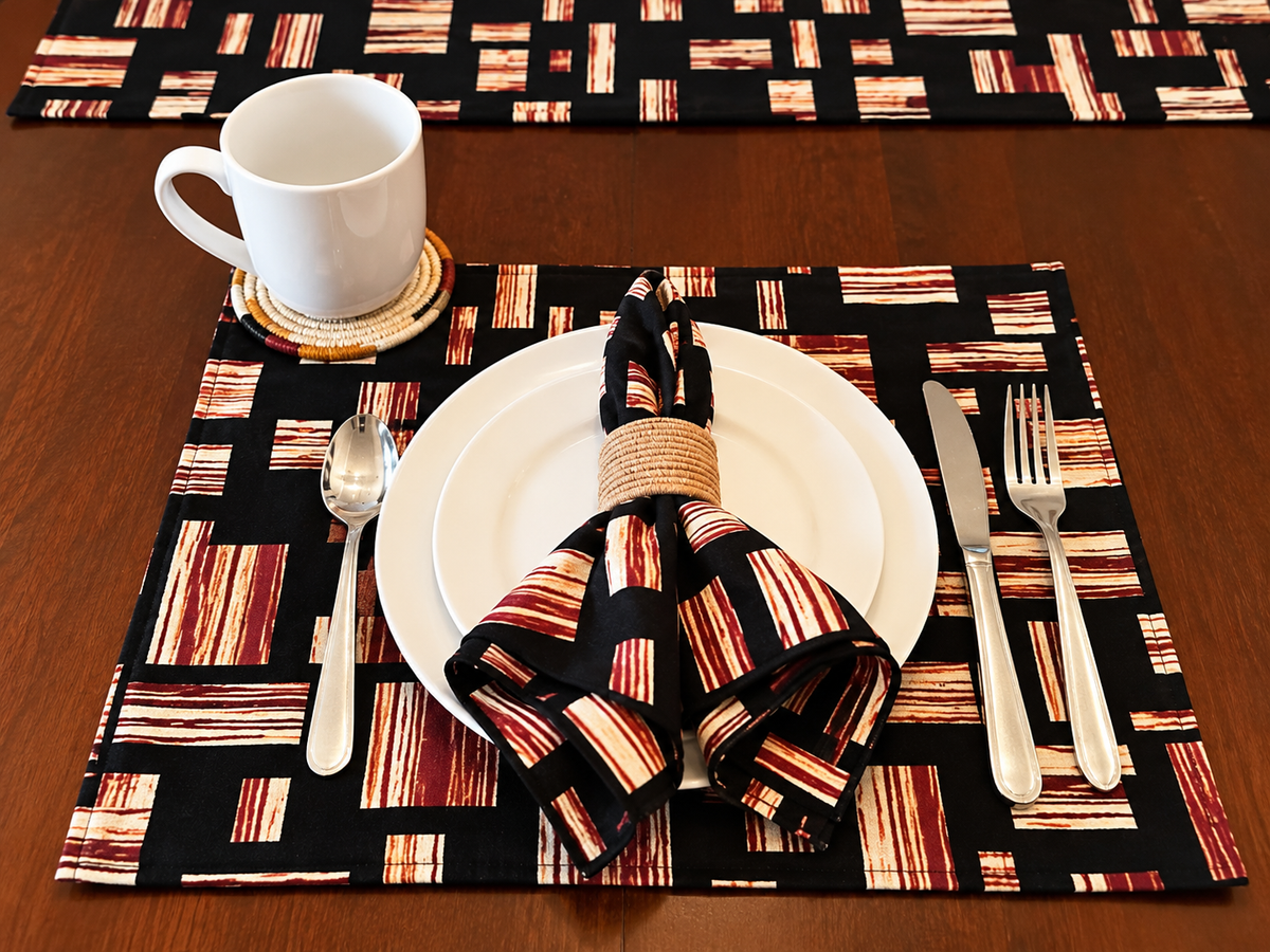 Tooro African Print Placemats