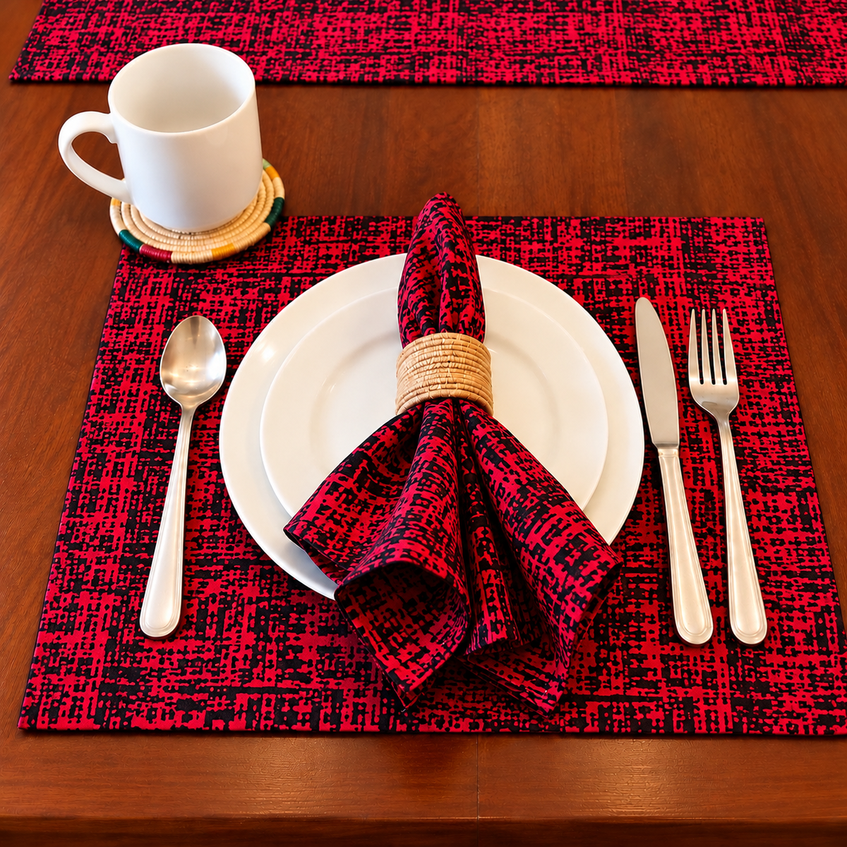 Tooro African Print Placemats