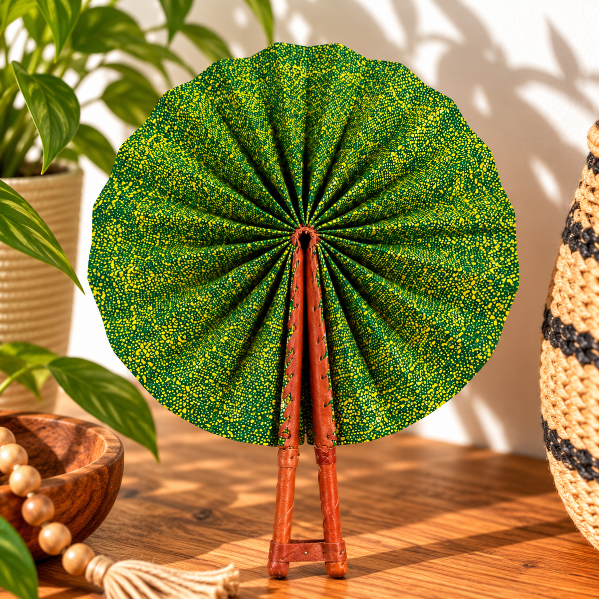 African Fabric Fan
