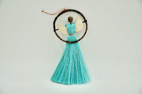 Ugandan Banana Fiber Angel Ornament