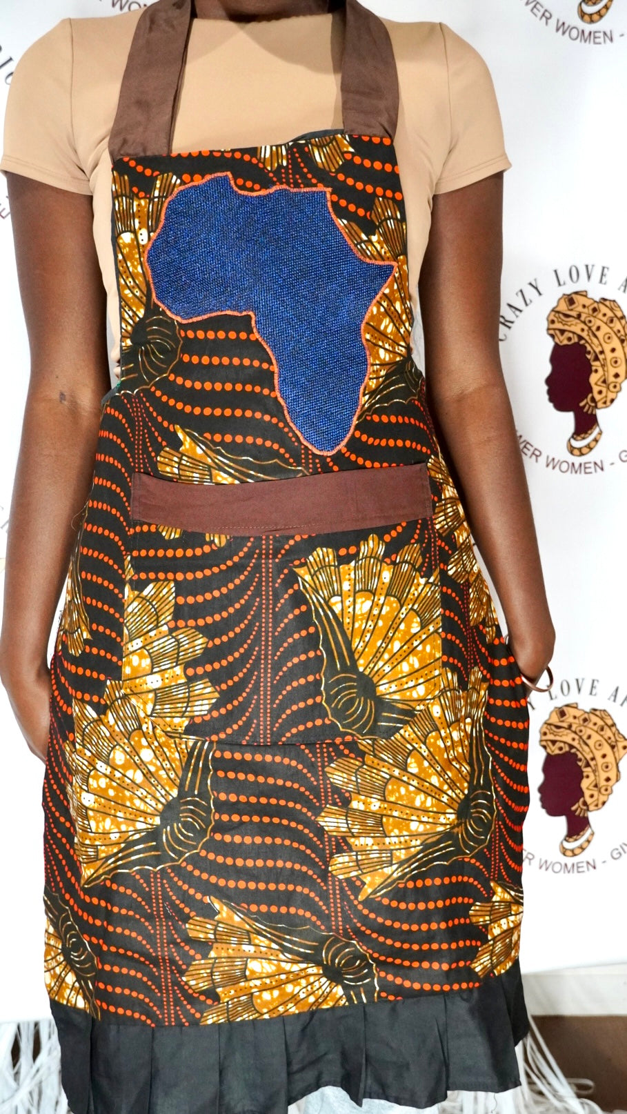 Ugandan Fabric Africa Aprons