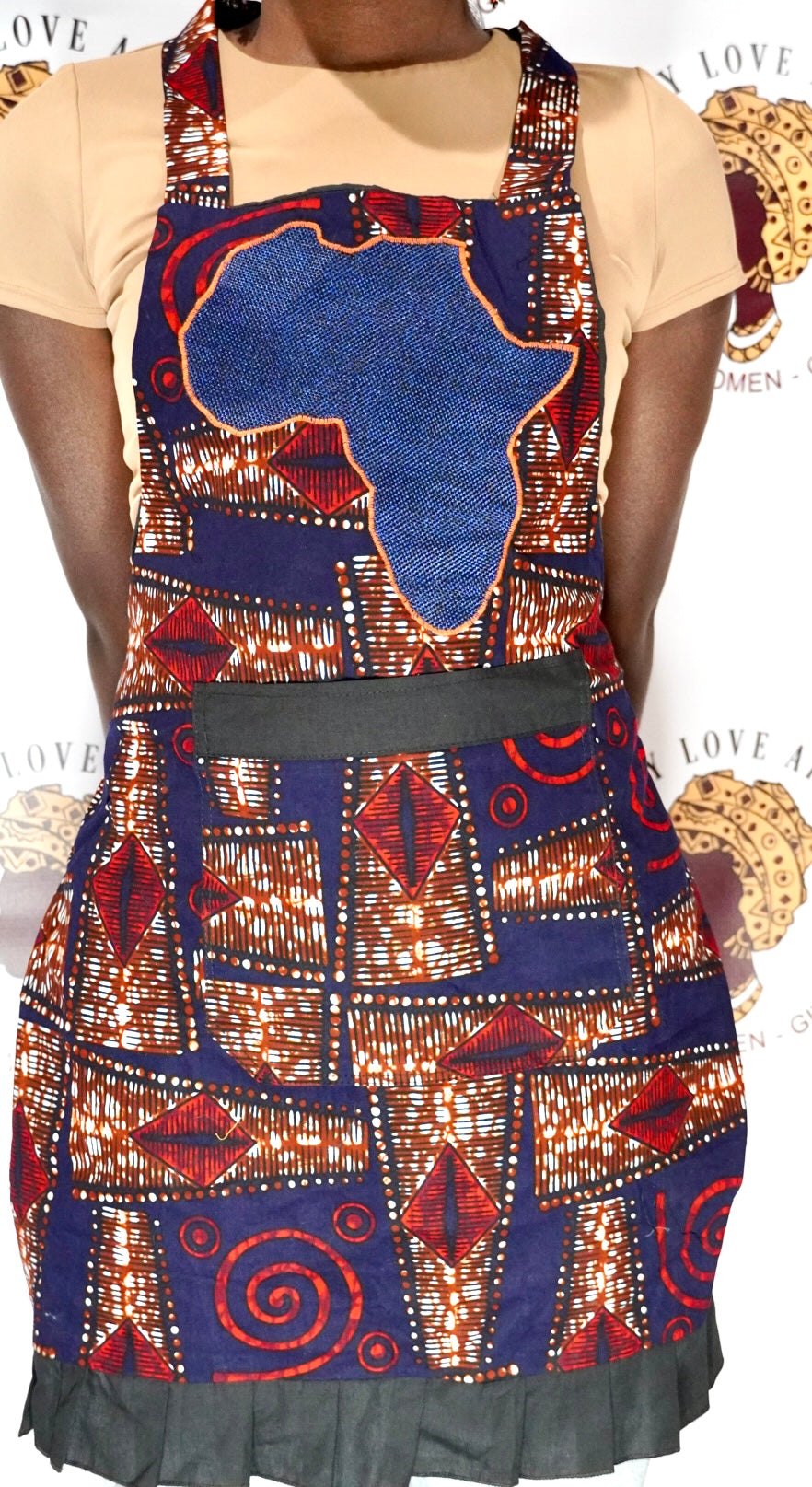 Ugandan Fabric Africa Aprons