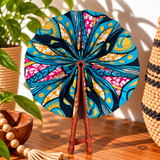 African Fabric Fan