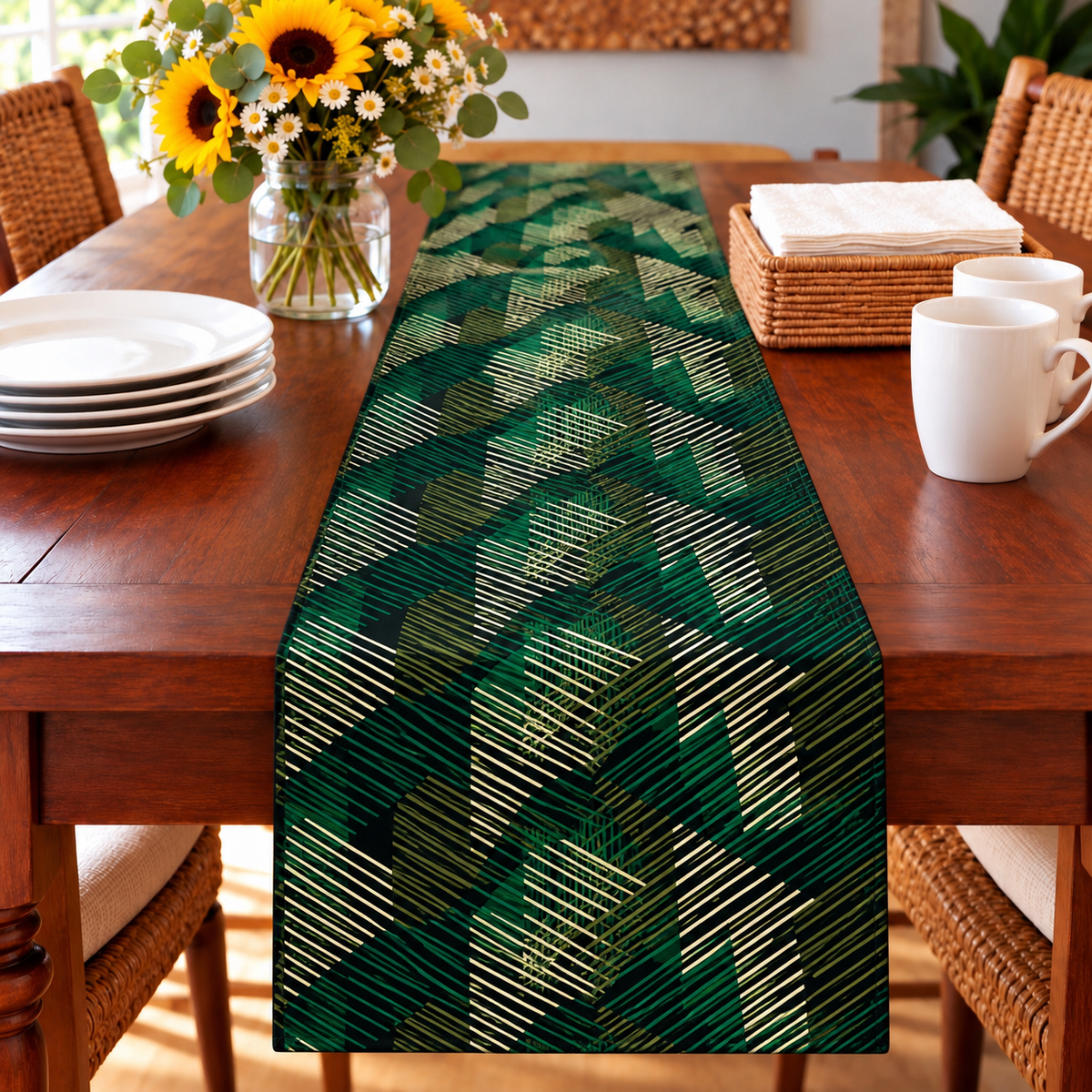 Tooro African Print Table Runner