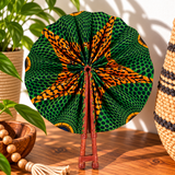 African Fabric Fan
