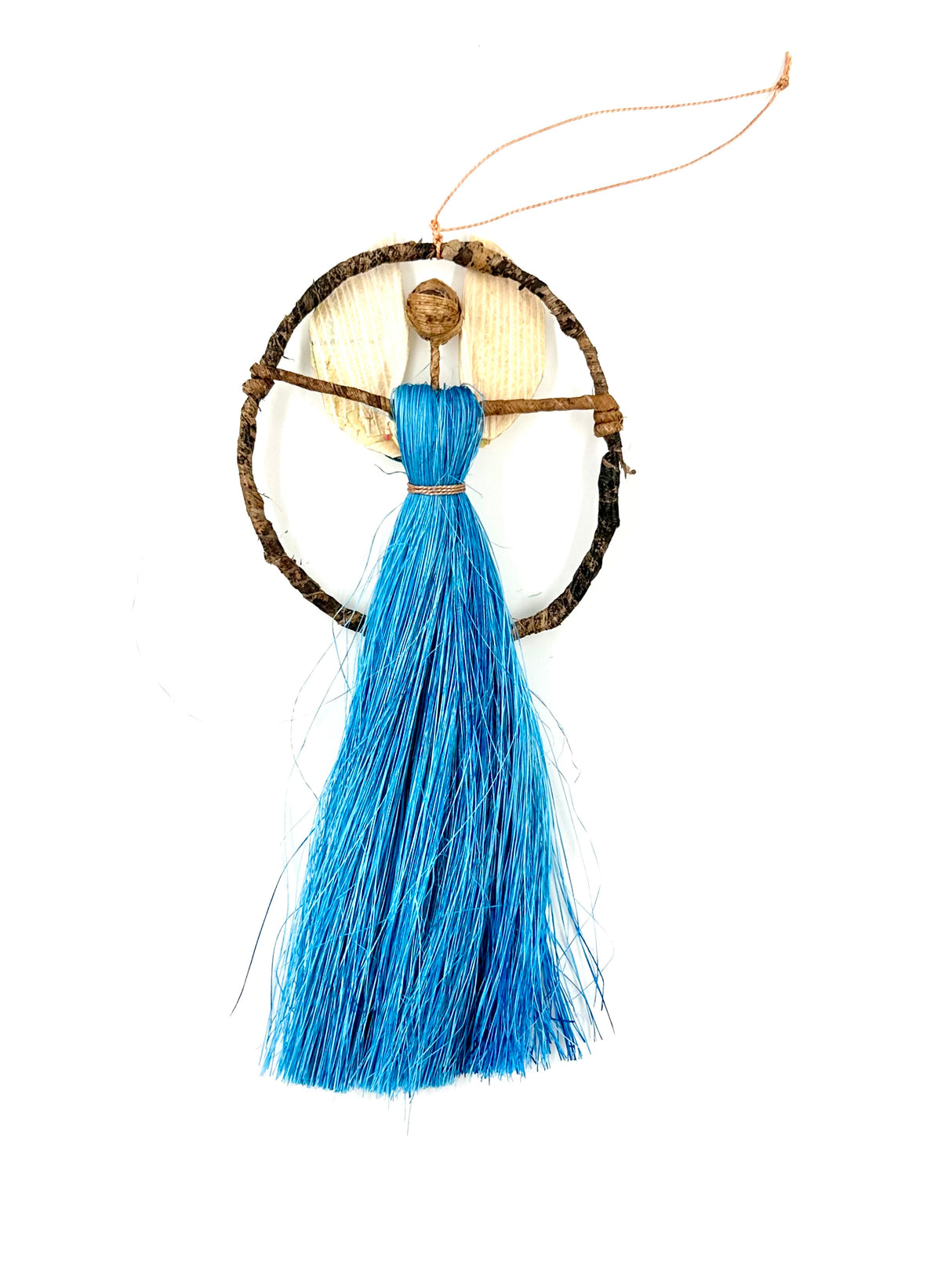 Ugandan Banana Fiber Angel Ornament