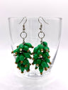 Ugandan Paper Bead Dangle Bunch Earrings