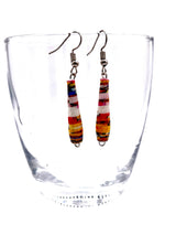 Cone Shaped Paper Bead Earrings