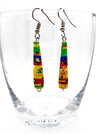 Cone Shaped Paper Bead Earrings