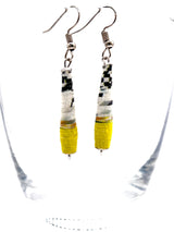Cone Shaped Paper Bead Earrings