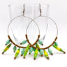 Ugandan Paper Bead Hoop Earrings