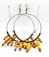 Ugandan Paper Bead Hoop Earrings