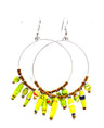Ugandan Paper Bead Hoop Earrings
