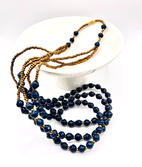 Ugandan Paper Bead Necklace (10 Colors)