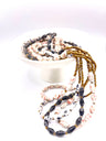 Ugandan Speckled Paper Bead Necklace (3 Colors)