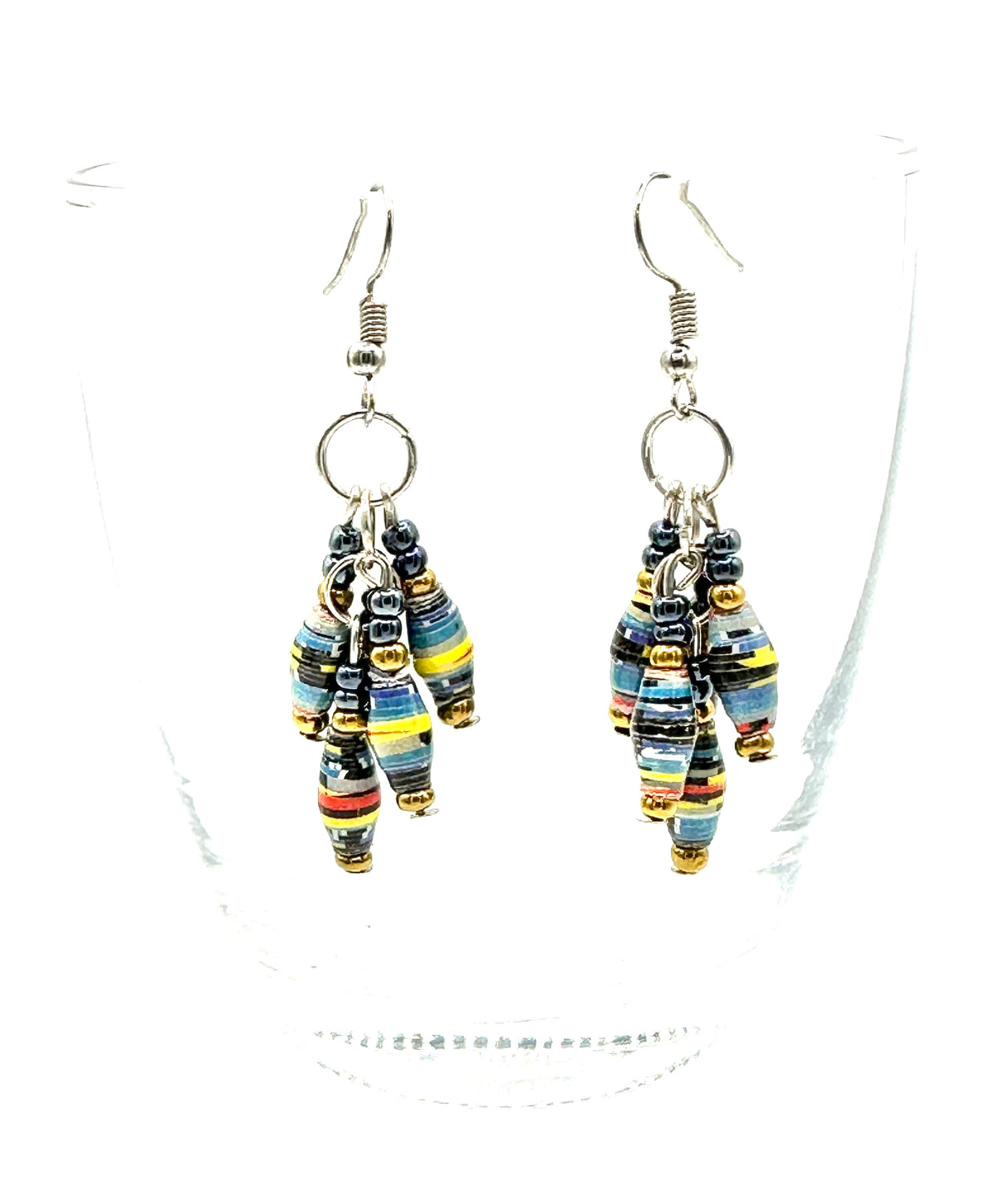 Amaizi Paper Bead Earrings