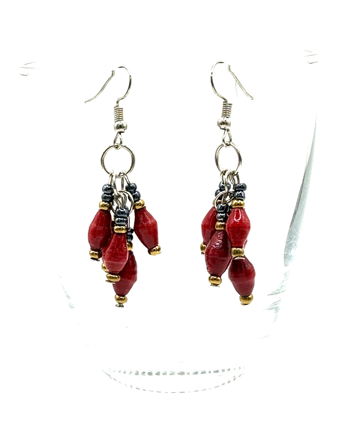 Amaizi Paper Bead Earrings