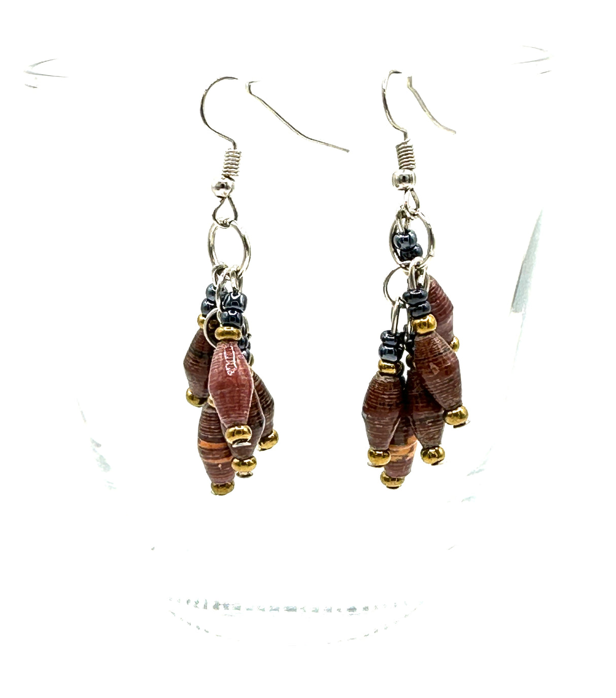 Amaizi Paper Bead Earrings